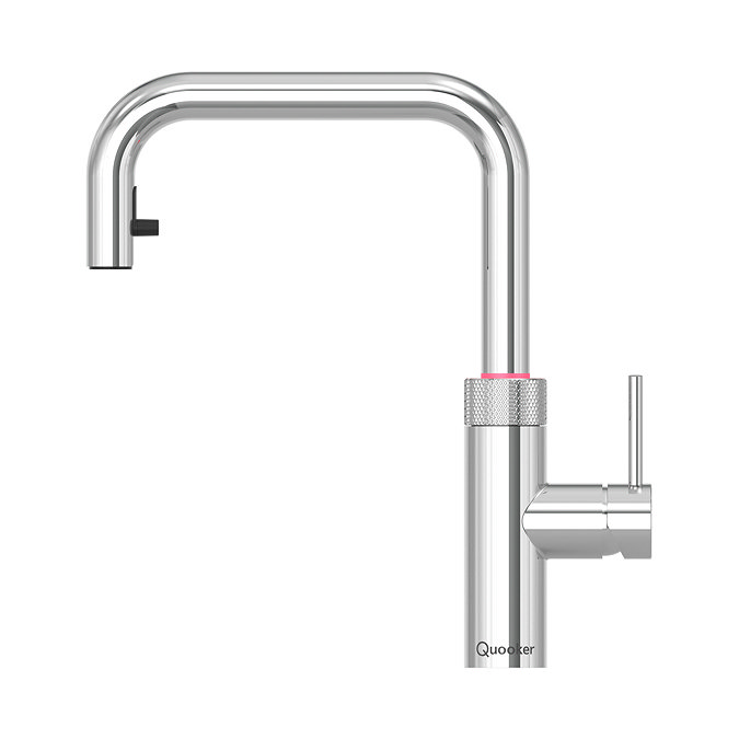 Quooker Flex Square Pull Out Hose Chrome Tap with PRO3 Boiling Water Tank