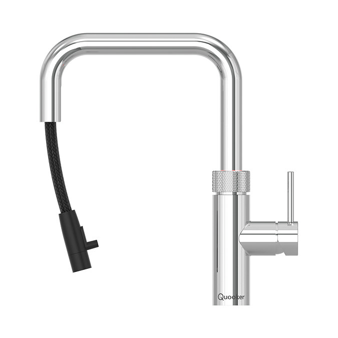 Quooker Flex Square Pull Out Hose Chrome Tap with PRO3 Boiling Water Tank