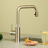 Quooker Flex Square Pull Out Hose Stainless Steel Tap with Combi+ Boiling Water Tank