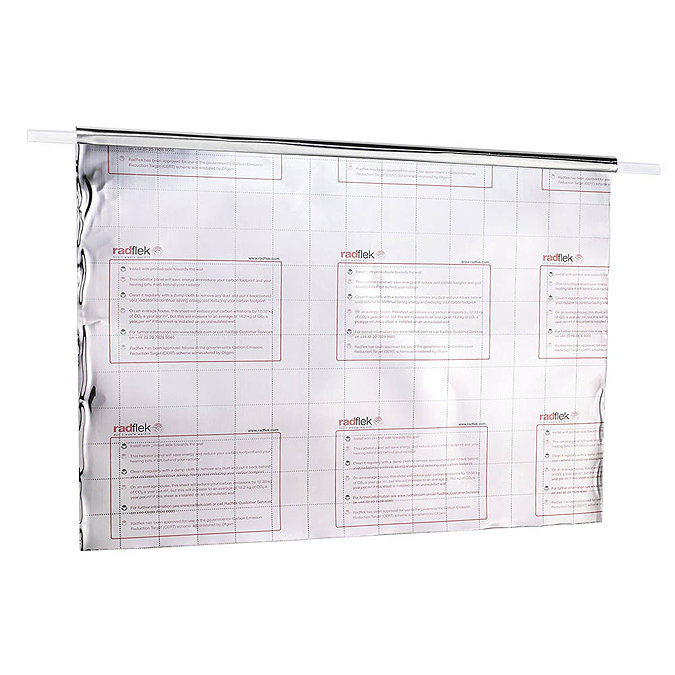 Radflek Radiator Reflector Sheets with Radstik (3 Pack)  In Bathroom Large Image