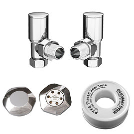 Radiator - Modern Angled - Installation Pack Large Image