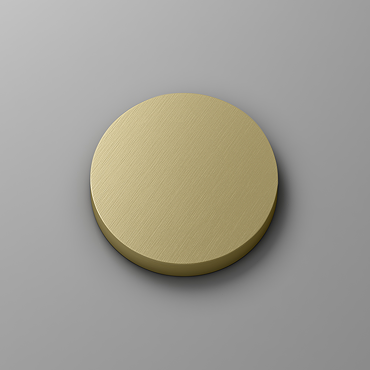 Radius Basin Tap Insert Disc - Brushed Brass