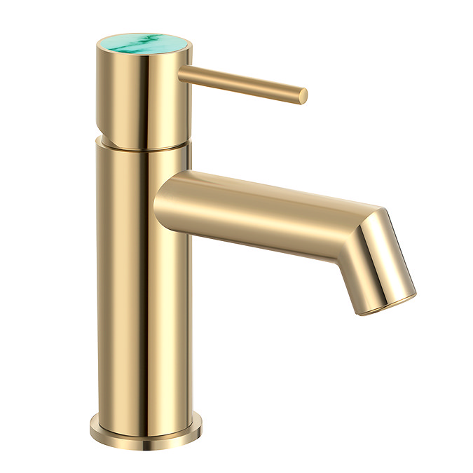 Radius Basin Tap Insert Disc - Emerald Marble Effect