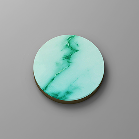 Radius Basin Tap Insert Disc - Emerald Marble Effect