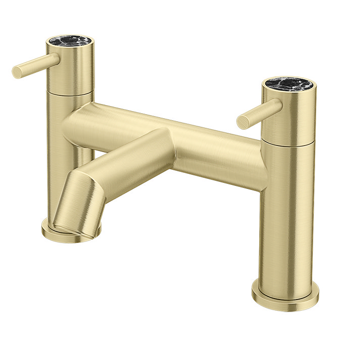 Radius Custom Brushed Brass Bath Filler Tap