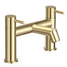 Radius Custom Brushed Brass Bath Filler Tap - Brushed Brass