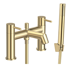 Radius Custom Brushed Brass Bath Shower Mixer Tap