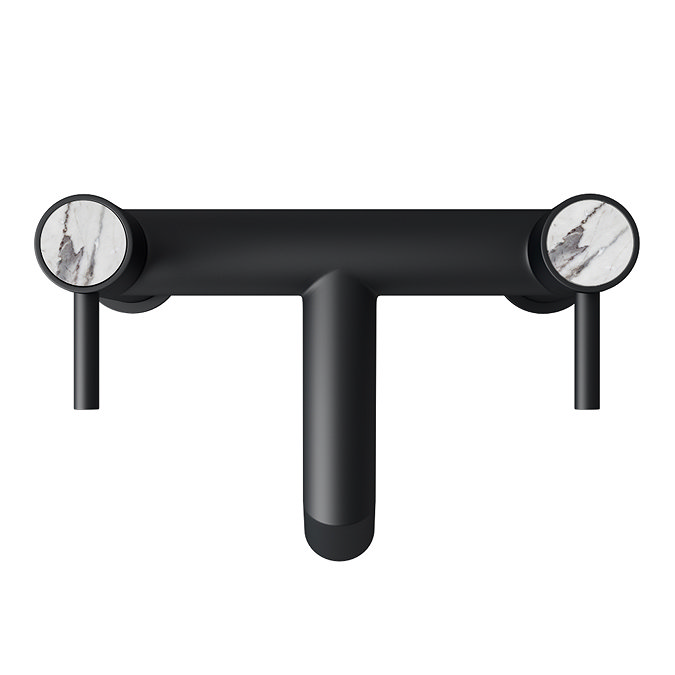 Radius Custom Matt Black Bath Filler Tap