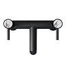 Radius Custom Matt Black Bath Filler Tap
