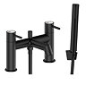 Radius Custom Matt Black Bath Shower Mixer Tap