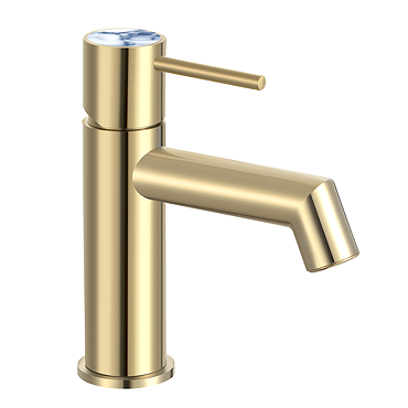 Radius Custom Brushed Brass Mono Basin Mixer Tap