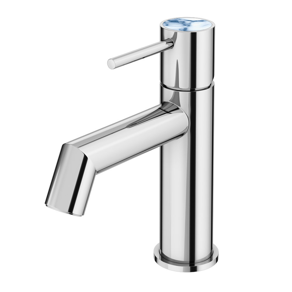 Radius Mono Basin Mixer Tap Chrome Victorian Plumbing UK