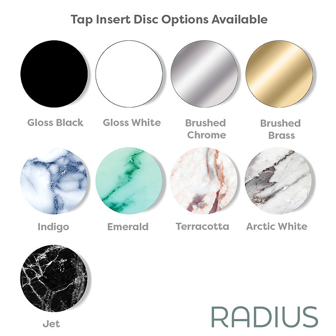Radius Custom Matt Black Mono Basin Mixer Tap