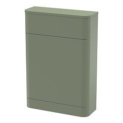 Radius Satin Green Back to Wall WC Unit W550 x D200mm