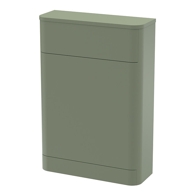 Radius Satin Green Back to Wall WC Unit W550 x D200mm