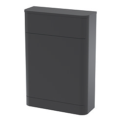 Radius Soft Black Back to Wall WC Unit W550 x D200mm