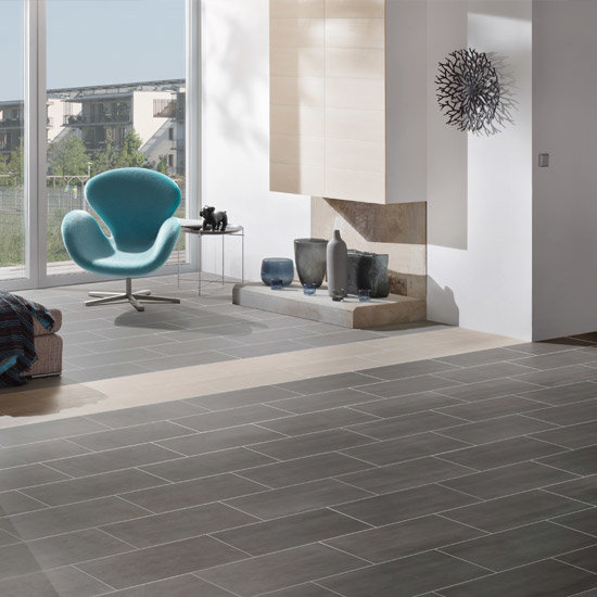 RAK - 14 Dolomite Light Grey Satin Ceramic Wall Tiles - 200x500mm - 52/DOLOMITE-LGY Profile Large Im