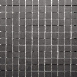 RAK - Lounge Dark Grey Porcelain Mosaic Polished Tile Sheet - 300x300mm - 7GPD56-MOS Medium Image
