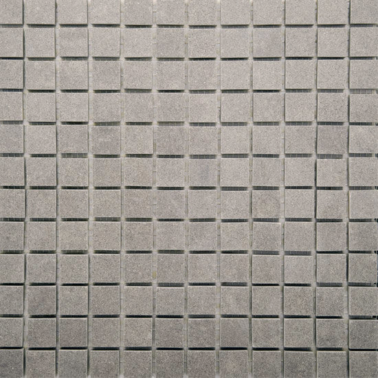 RAK - Lounge Light Grey Porcelain Mosaic Polished Tile Sheet - 300x300mm - 7GPD59-MOS Large Image