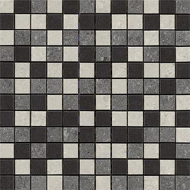 RAK - Lounge Mixed Porcelain Mosaic Polished Tile Sheet - 300x300mm - 7GPD-MOS Medium Image