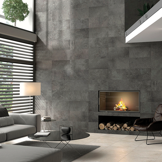 RAK Chiltern Anthracite Wall Tiles 300 x 600mm