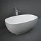 RAK Cloud 1400 x 753mm Freestanding Bath - Matt Grey Large Image