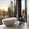RAK Cloud Matt White Freestanding Bath (1400 x 753mm) Feature Large Image