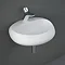 RAK Cloud 55cm 1TH Wall Hung Basin - Matt White Large Image