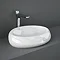 RAK Cloud 58cm Counter Top Basin - Gloss White Large Image