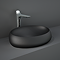 Cloud Countertop Basin 60cm Matt Black