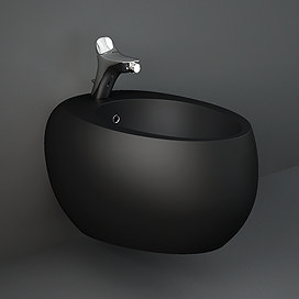 Cloud Wall Hung Bidet 1TH Matt Black