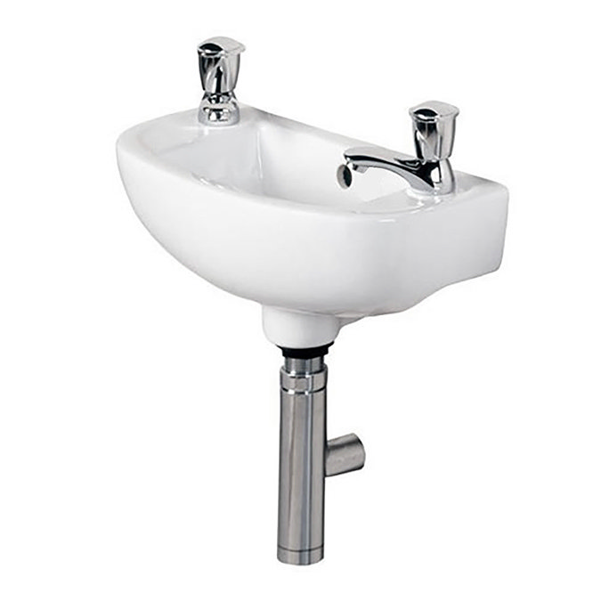 RAK Compact 45cm Slimline Basin - 2 TH - COMSLWB2 Large Image