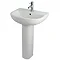 RAK Compact 55cm Basin & Pedestal Large Image