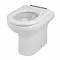 RAK Compact Special Needs 425mm High Rimless Back to Wall WC Pan Large Image