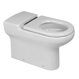 RAK - Compact Special Needs Extended Projection BTW Rimless Toilet - Seat Selection Medium Image