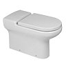 RAK - Compact Special Needs Extended Projection BTW Rimless Toilet with Soft Close Seat Large Image