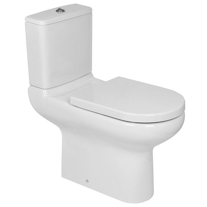 RAK - Compact Special Needs Extended Projection Rimless CC Toilet with Soft Close Seat Large Image