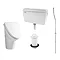 RAK Concealed Urinal Pack with 1 Washington Urinal Bowl