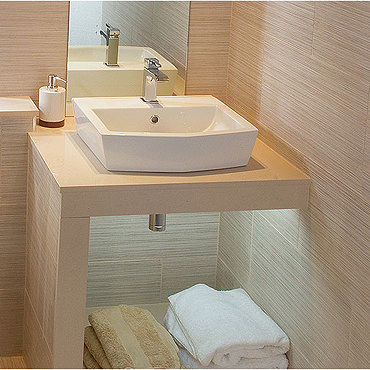 RAK Credenza 45cm Mini Counter Top Basin 1 TH Profile Large Image