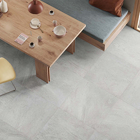 RAK Curton 600 x 600mm Grey Matt Wall & Floor Tiles Large Image