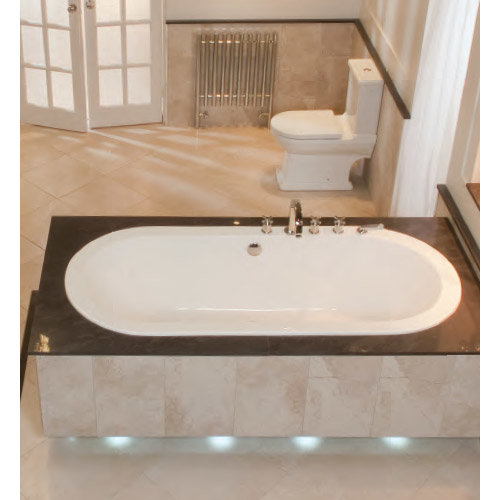 RAK DKM 1800 x 800 Double Ended Acrylic Bath - NDKMBATH Profile Large Image