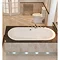 RAK DKM 1800 x 800 Double Ended Acrylic Bath - NDKMBATH Profile Large Image