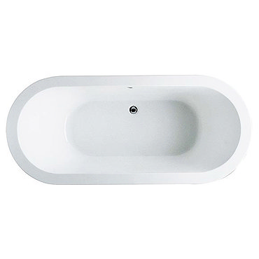 RAK DKM 1800 x 800 Double Ended Acrylic Bath - NDKMBATH Profile Large Image