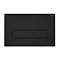 RAK Ecofix Matt Black Dual Flush Plate with Rectangular Buttons Large Image