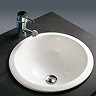 RAK Emma 400mm Inset Bowl Basin with Chrome Overflow Kit Large Image