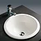 RAK Emma 400mm Inset Bowl Basin with Chrome Overflow Kit Large Image