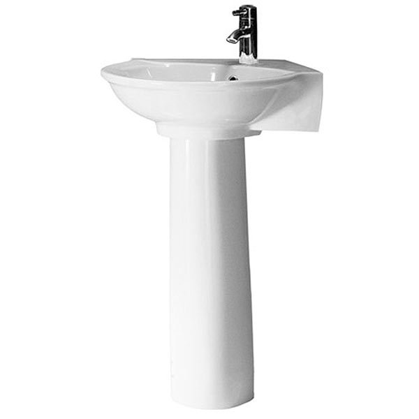 RAK Evolution 4 Piece Suite - Corner Toilet & Basin Feature Large Image