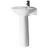 RAK Evolution 4 Piece Suite - Corner Toilet & Basin Feature Large Image