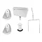 RAK Exposed Urinal Pack with 2 Jazira Urinal Bowls Large Image