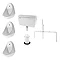 RAK Exposed Urinal Pack with 3 Jazira Urinal Bowls Large Image